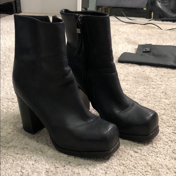 Acne rise leather boots - Picture 2 of 2